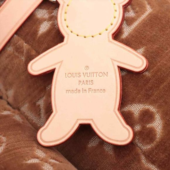 Louis Vuitton Teddy Bear Monogram Doudou Plush stuffed Velour Brown LV Stuffy - Picture 6 of 10